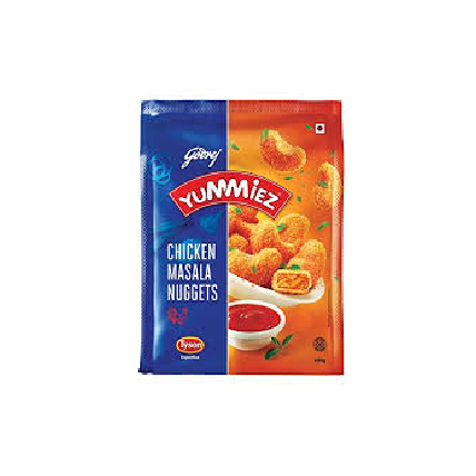 Godrej Yummiez Frozen Non Veg Snacks Chicken Cheese Nugget
